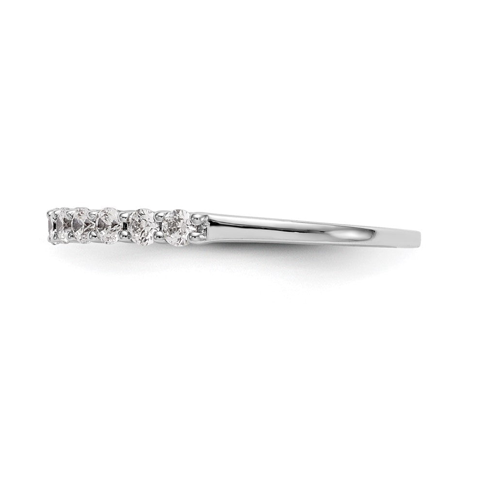 14K Weißgold Ehering mit 0,375 ct. im Labor gezüchteten Diamanten, VS/SI+ G+