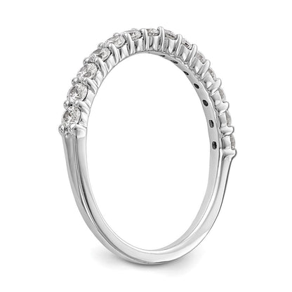 14K Weißgold Ehering mit 0,375 ct. im Labor gezüchteten Diamanten, VS/SI+ G+