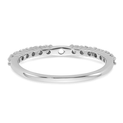 14K Weißgold 0,375 ct. Labor-Diamant VS/SI+ G+ Verlobungsring mit Krappenfassung