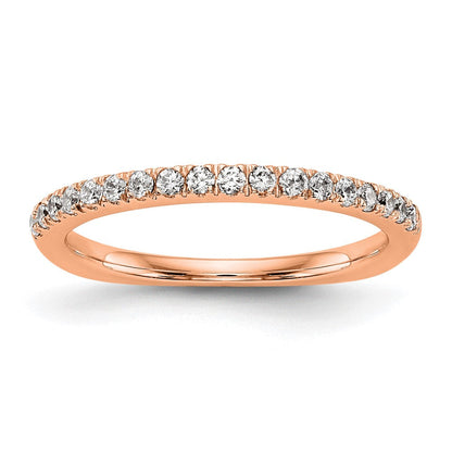 14K Roségold True Origin 3/8 Karat Im Labor Gezüchtet Diamant Vs D E F Ehering