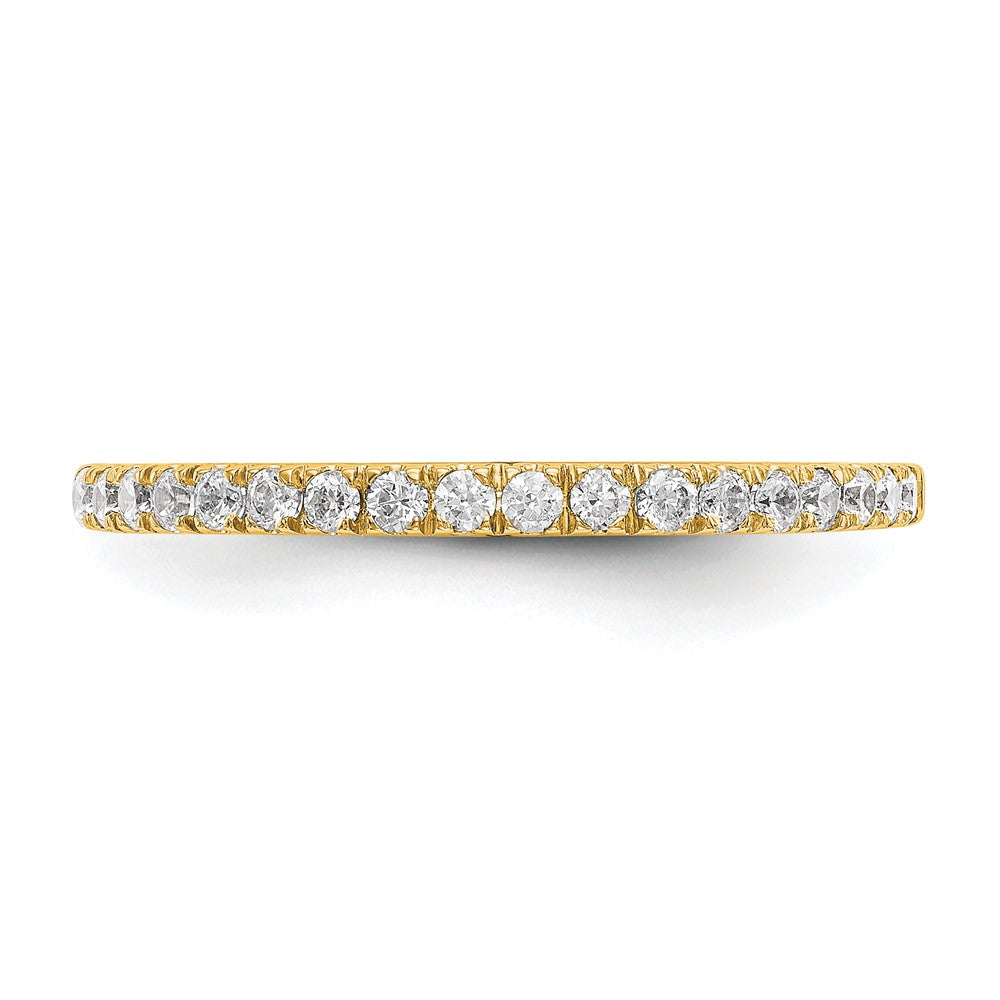 True Origin 14K Gelbgold 3/8 Karat Im Labor Gezüchtet Diamant Vs+ F+ Komplett Ehering Ring