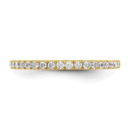 True Origin 14K Gelbgold 3/8 Karat Im Labor Gezüchtet Diamant Vs+ F+ Komplett Ehering Ring