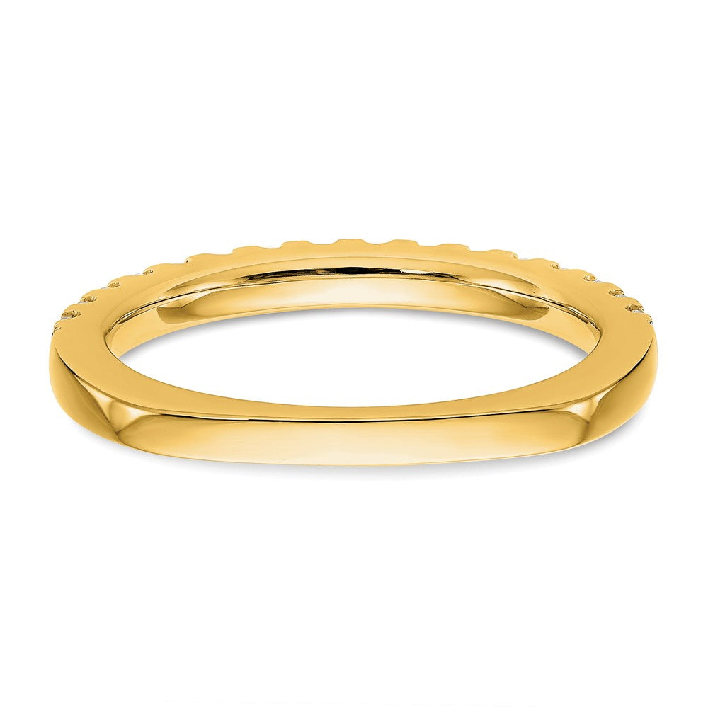 True Origin 14K Gelbgold 3/8 Karat Im Labor Gezüchtet Diamant Vs+ F+ Komplett Ehering Ring