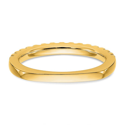 True Origin 14K Gelbgold 3/8 Karat Im Labor Gezüchtet Diamant Vs+ F+ Komplett Ehering Ring