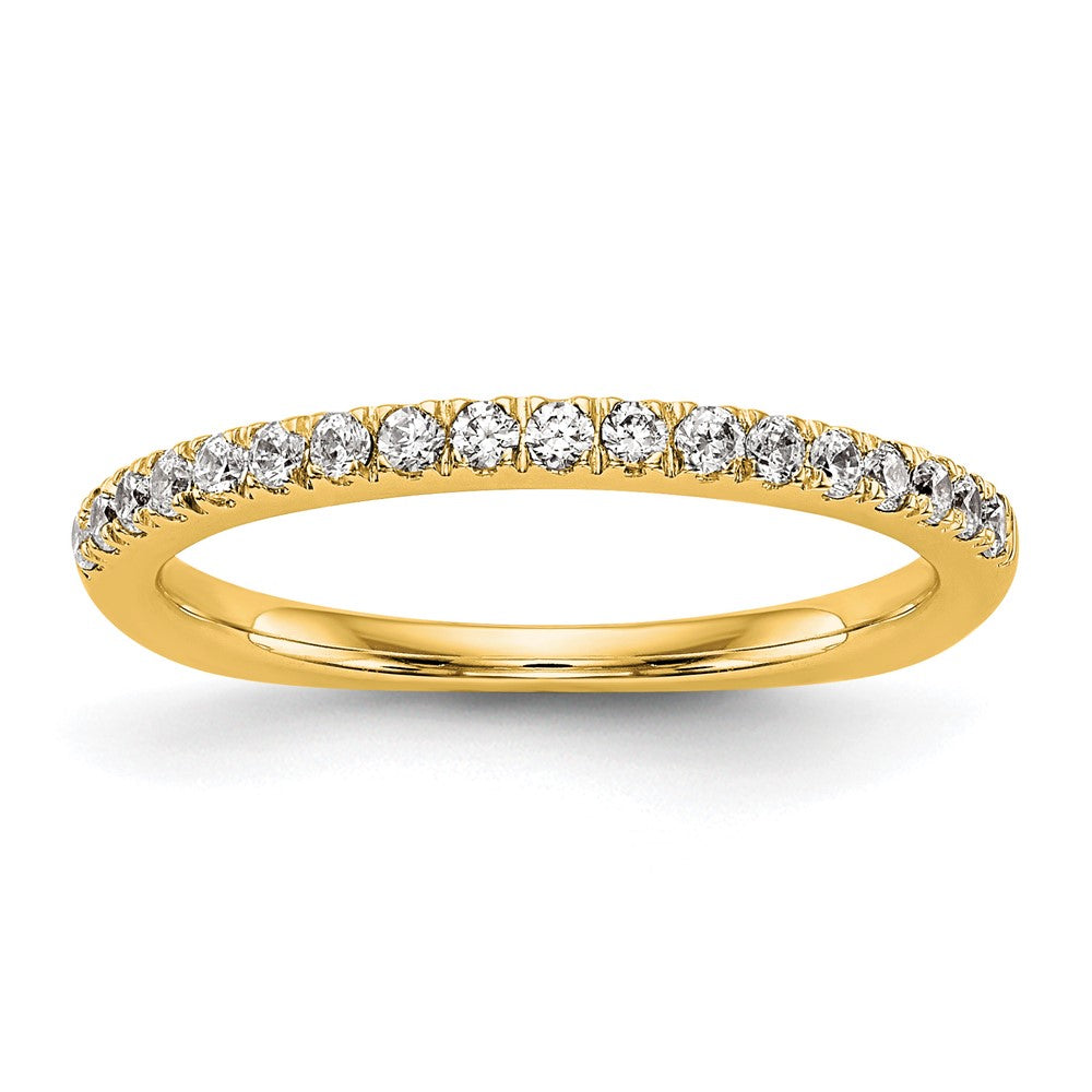 True Origin 14K Gelbgold 3/8 Karat Im Labor Gezüchtet Diamant Vs+ F+ Komplett Ehering Ring