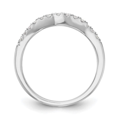 14K Weißgold Ehering mit 0,33 ct. laborgezüchtetem Diamant VS/SI+ G+