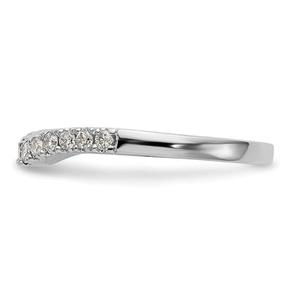 14K Weißgold Ehering mit 0,33 ct. laborgezüchteten Diamanten, VS/SI+ G+