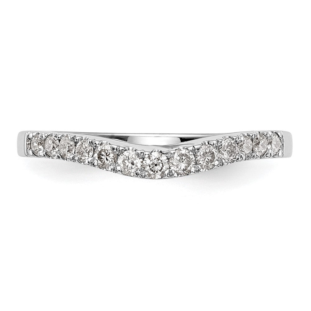 14k Weißgold 0,33 ct. Lab Grown Diamant VS/SI+ G+ Ehering Ring