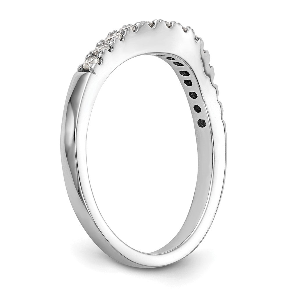 14k Weißgold 0,33 ct. Lab Grown Diamant VS/SI+ G+ Ehering Ring