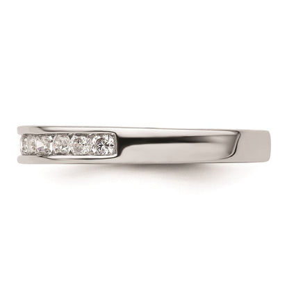 14K Weißgold Ehering mit natürlichen Diamanten