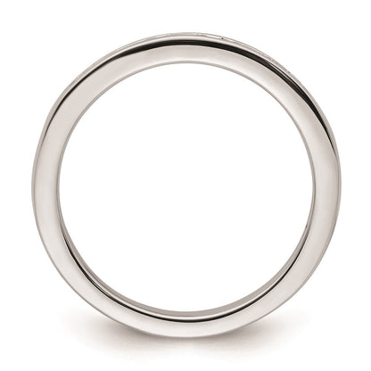 14K Weißgold Ehering mit natürlichen Diamanten