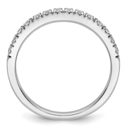14K Weißgold Damen-Ehering mit natürlichen Diamanten, 0,28 ct. Gesamtgewicht