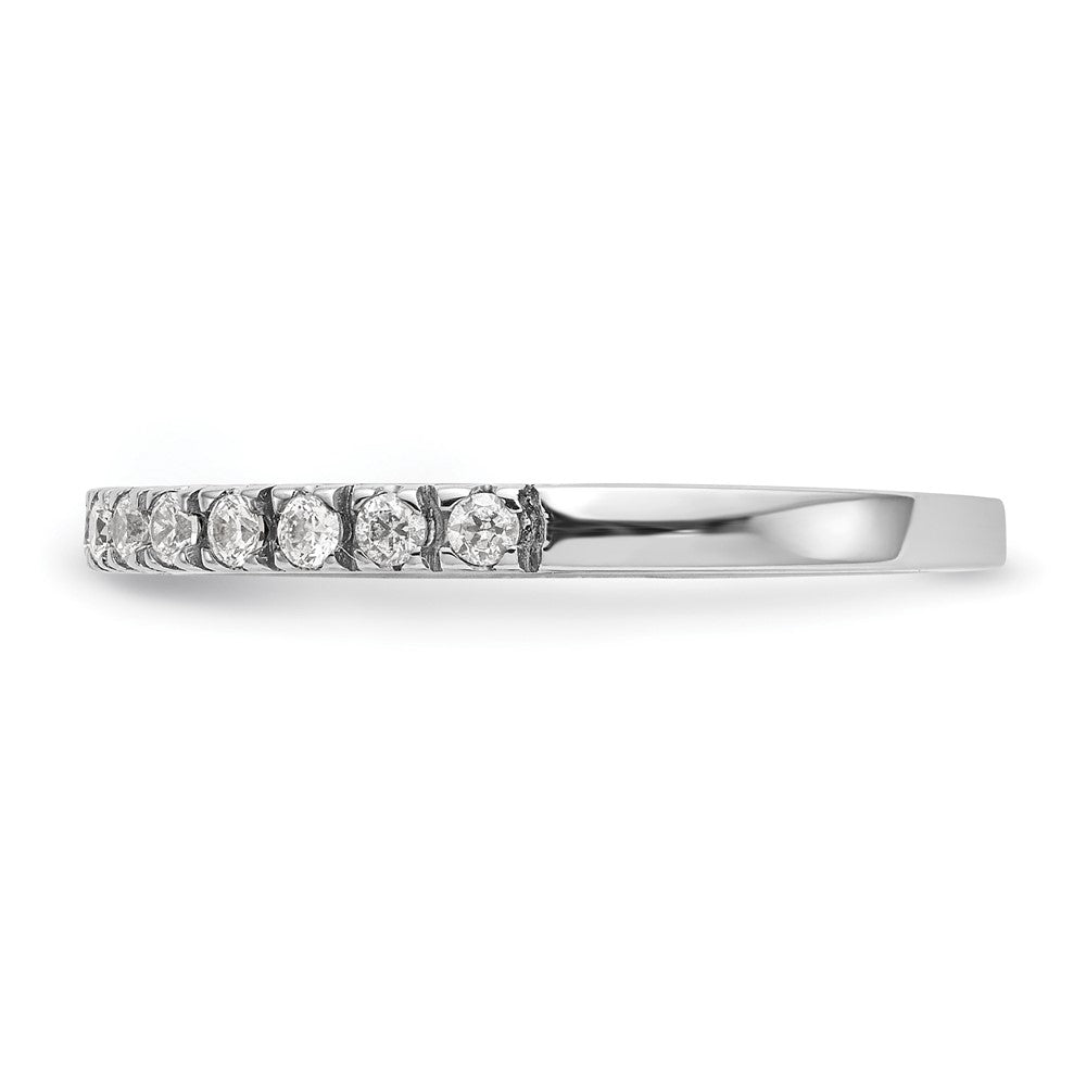 14K Weißgold Damen-Ehering mit natürlichen Diamanten, 0,28 ct. Gesamtgewicht