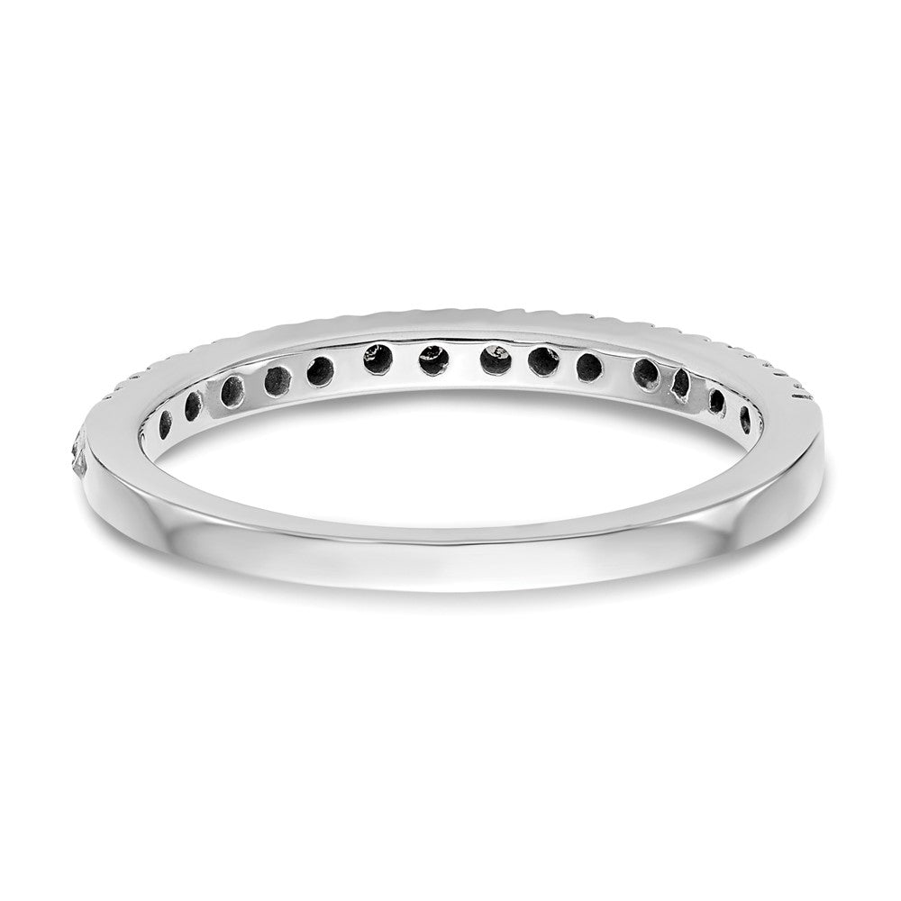 14K Weißgold Damen-Ehering mit natürlichen Diamanten, 0,28 ct. Gesamtgewicht