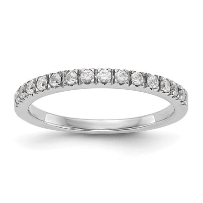 14K Weißgold Damen-Ehering mit natürlichen Diamanten, 0,28 ct. Gesamtgewicht