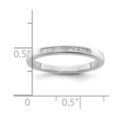 14K Weißgold Ehering mit natürlichen Diamanten