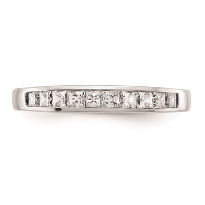 14K Weißgold Ehering mit natürlichen Diamanten