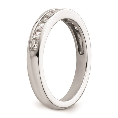 14K Weißgold Ehering mit natürlichen Diamanten