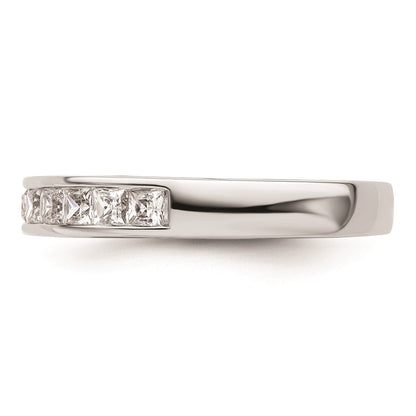 14K Weißgold Ehering mit natürlichen Diamanten