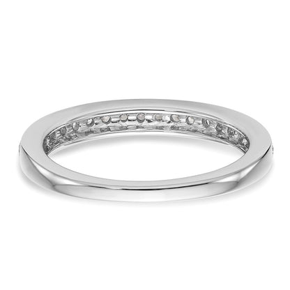 14K Weißgold Ehering mit Laborgezüchteten Diamanten, VS/SI+ G+