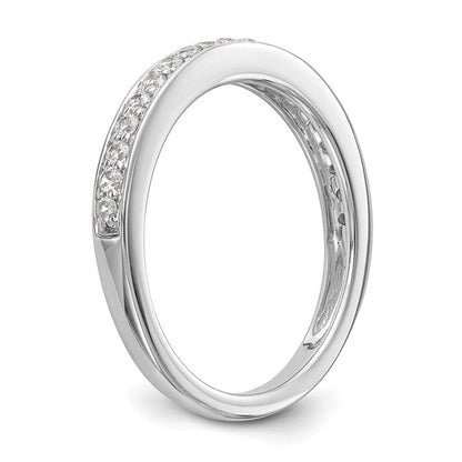 14K Weißgold Ehering mit Laborgezüchteten Diamanten, VS/SI+ G+