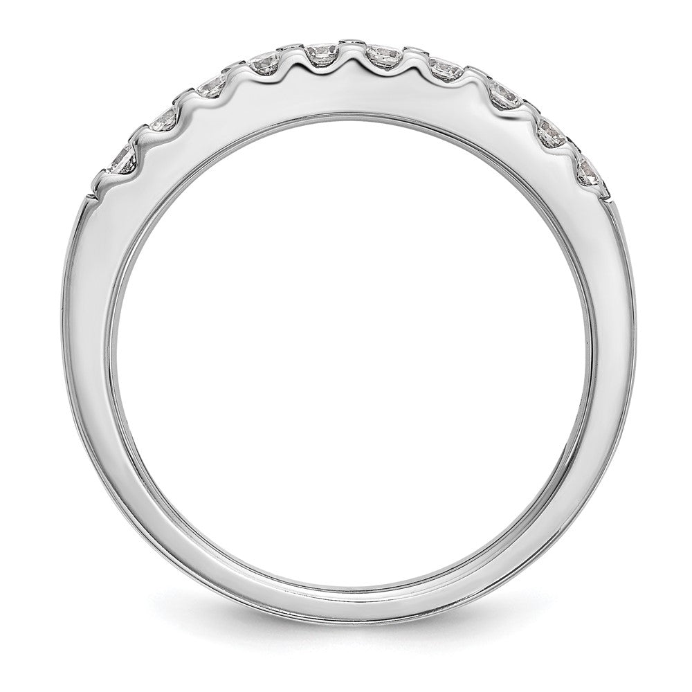 14K Weißgold Ehering mit 0,33 ct. laborgezüchteten Diamanten VS/SI+ G+