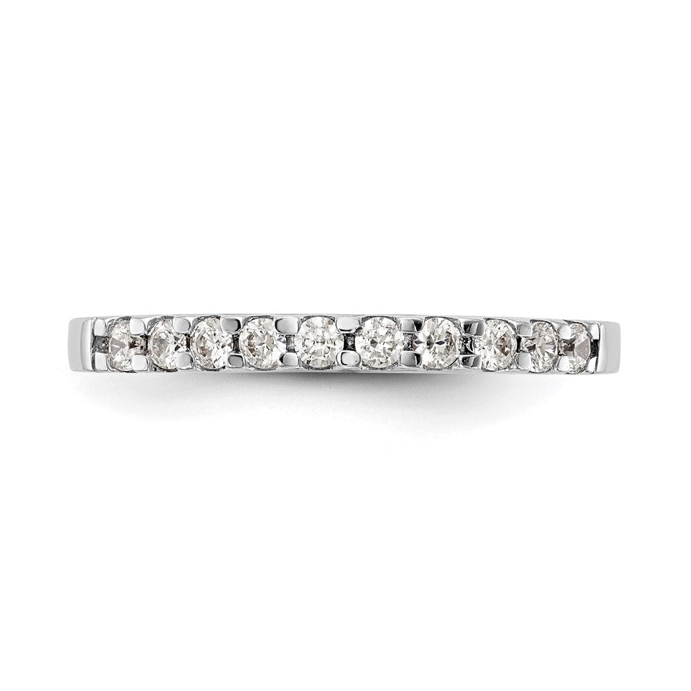 14K Weißgold Ehering mit 0,33 ct. laborgezüchteten Diamanten VS/SI+ G+