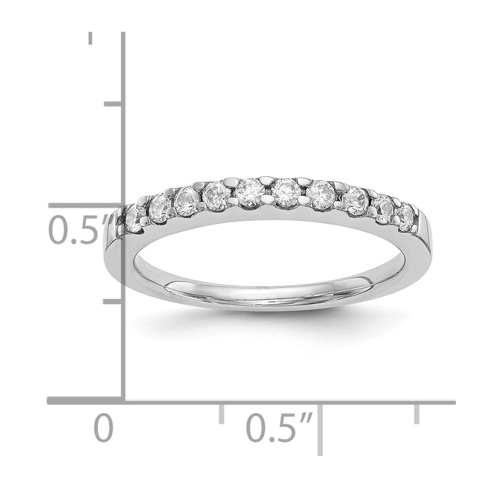 14K Weißgold Ehering mit 0,33 ct. laborgezüchteten Diamanten VS/SI+ G+