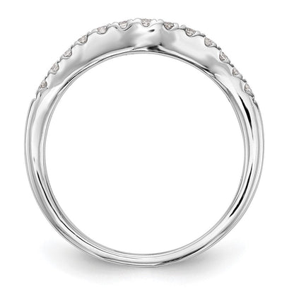 14K Gelbgold Ehering mit echten Diamanten