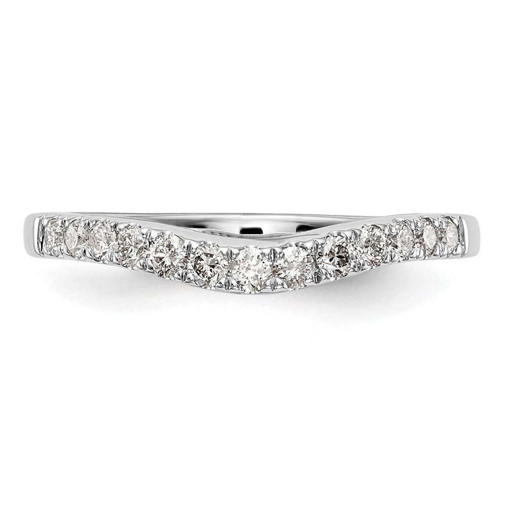 14K Gelbgold Ehering mit echten Diamanten