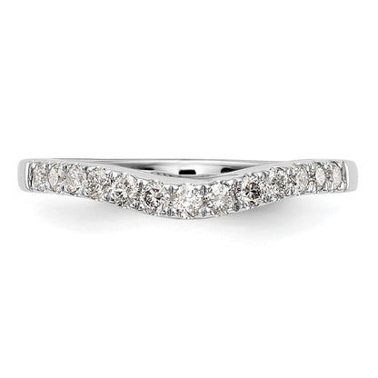14K Gelbgold Ehering mit echten Diamanten