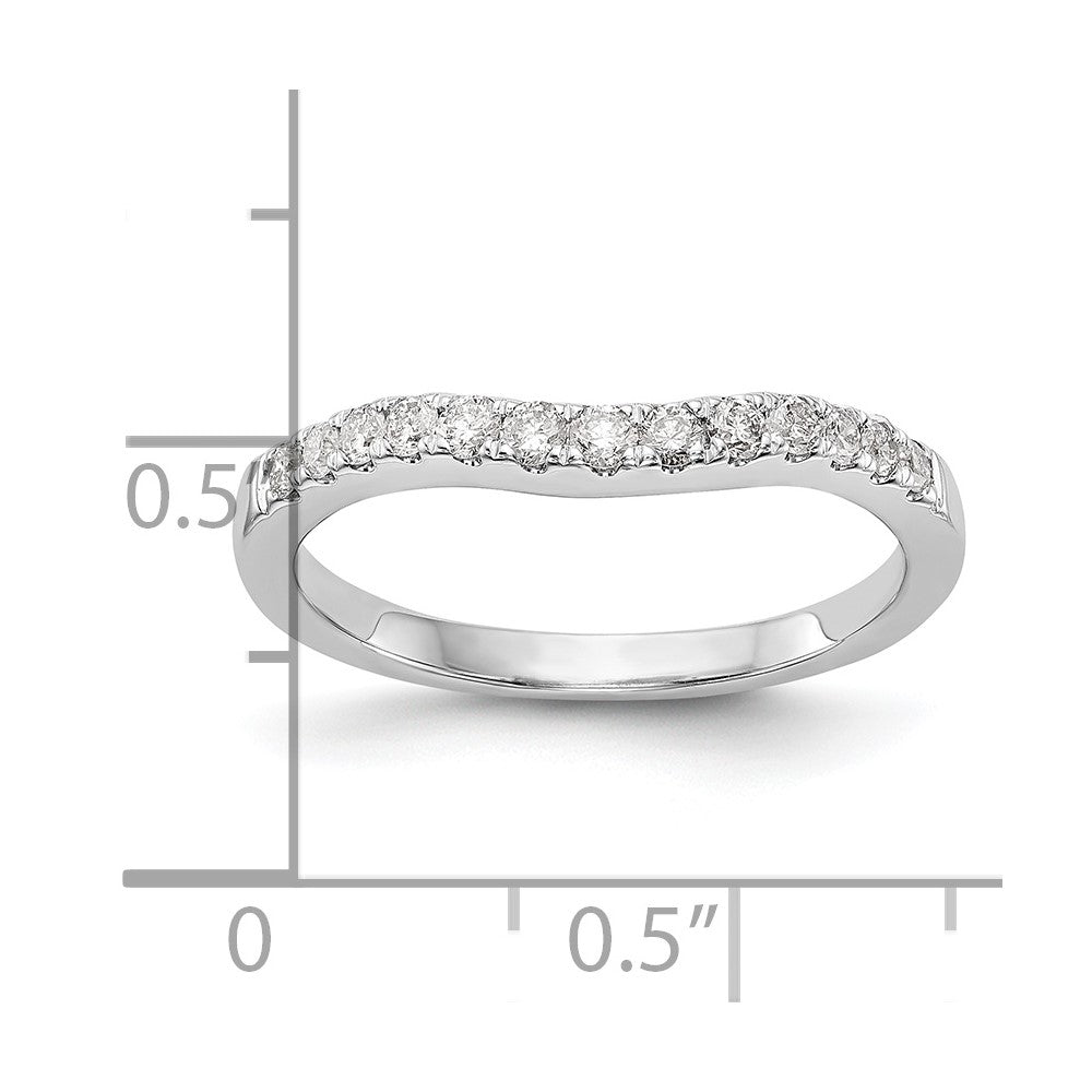 14K Gelbgold Ehering mit echten Diamanten