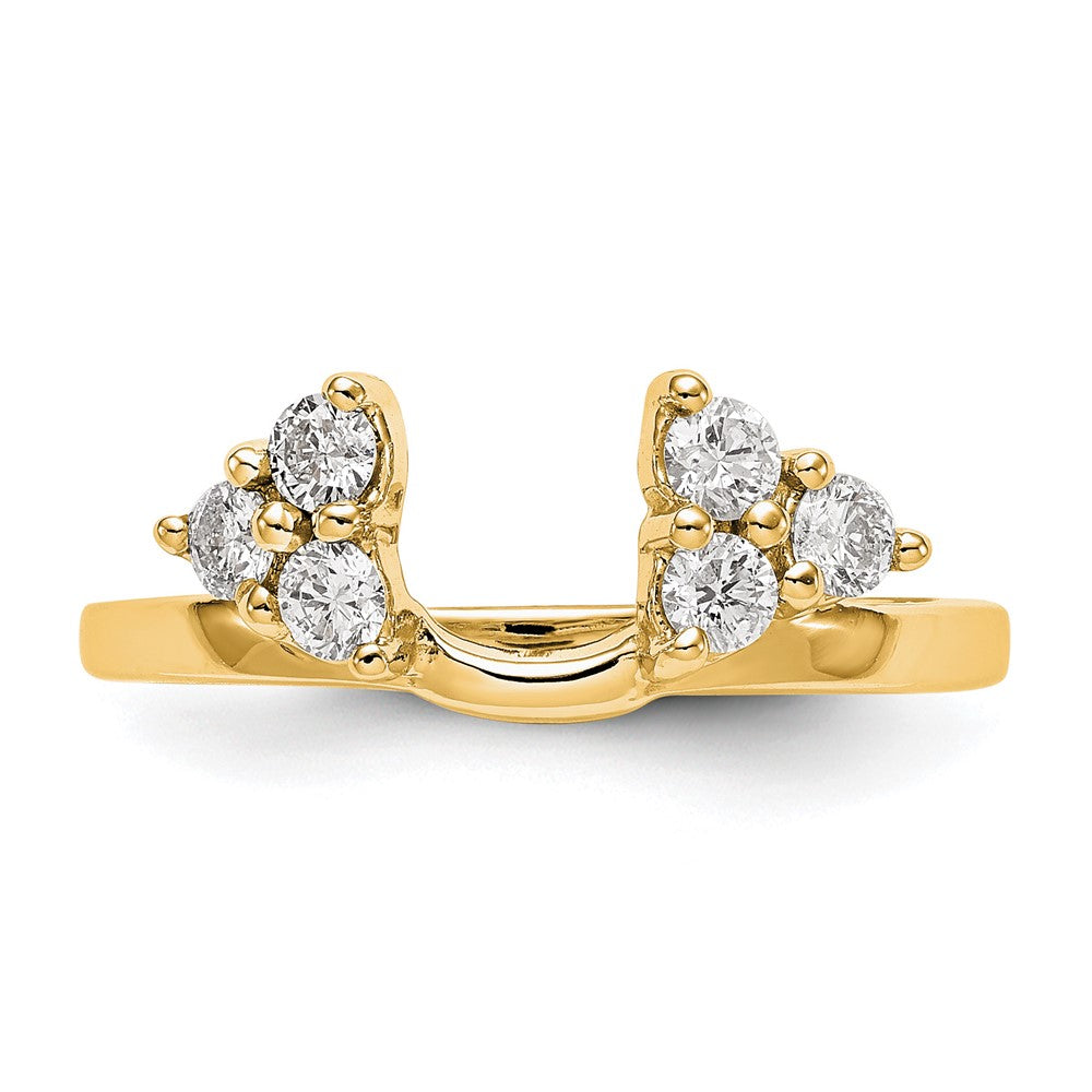 14K Gelbgold Diamant Wickel