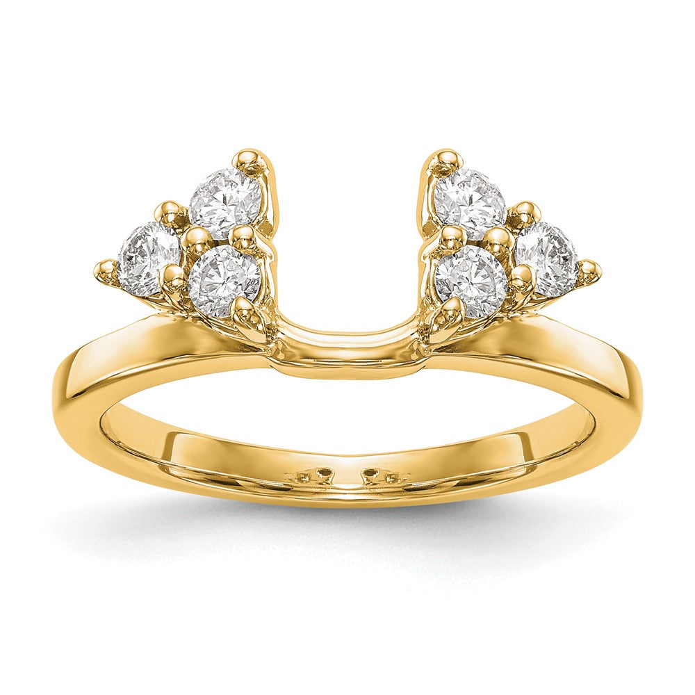 14K Gelbgold Diamant Wickel