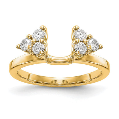 14K Gelbgold Diamant Wickel