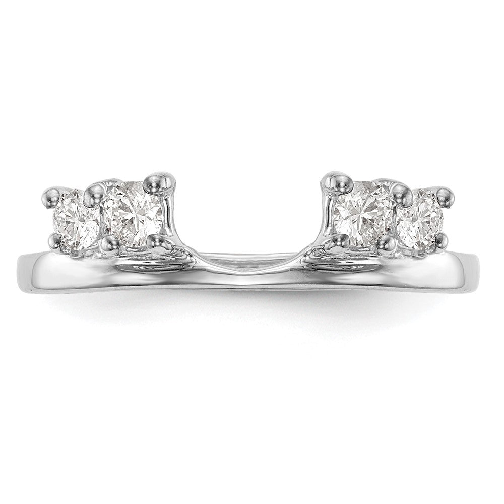 14K Weißgold Ring-Wrap mit 0,33 ct. im Labor gezüchteten Diamanten VS/SI+ G+