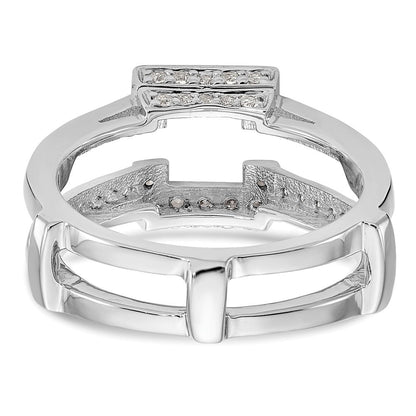 14K Weißgold Ehering mit natürlichen Diamanten, 0,426 ct Gesamtgewicht