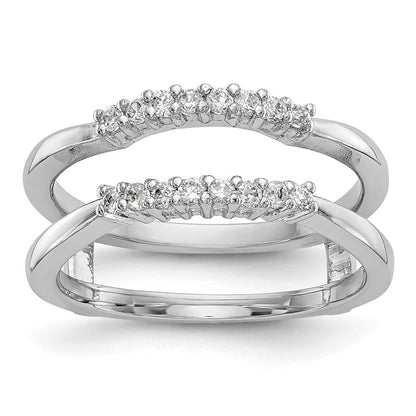 14K Weißgold Ehering mit natürlichen Diamanten