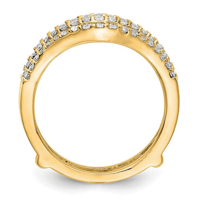 14K Gelbgold Diamant-Ring Guard