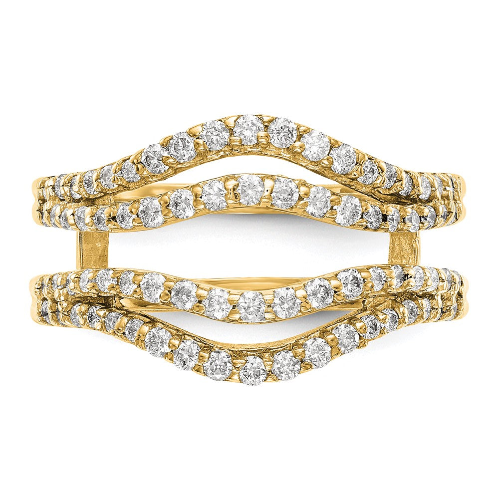 14K Gelbgold Diamant-Ring Guard