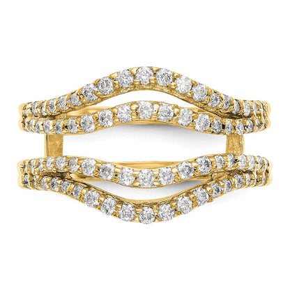 14K Gelbgold Diamant-Ring Guard