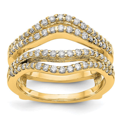 14K Gelbgold Diamant-Ring Guard