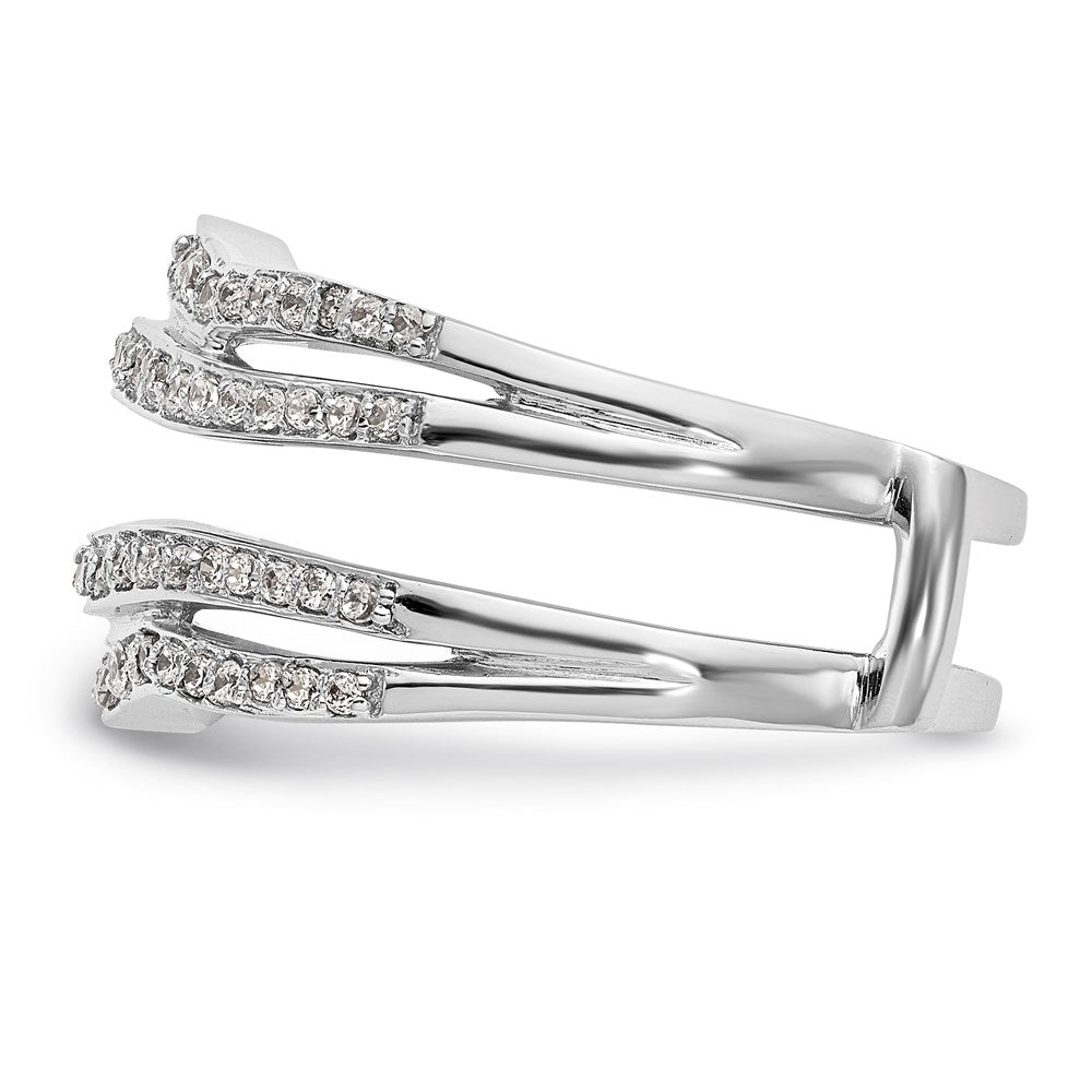 Diamant-Beisteckring aus 14K Weißgold