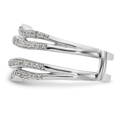 Diamant-Beisteckring aus 14K Weißgold