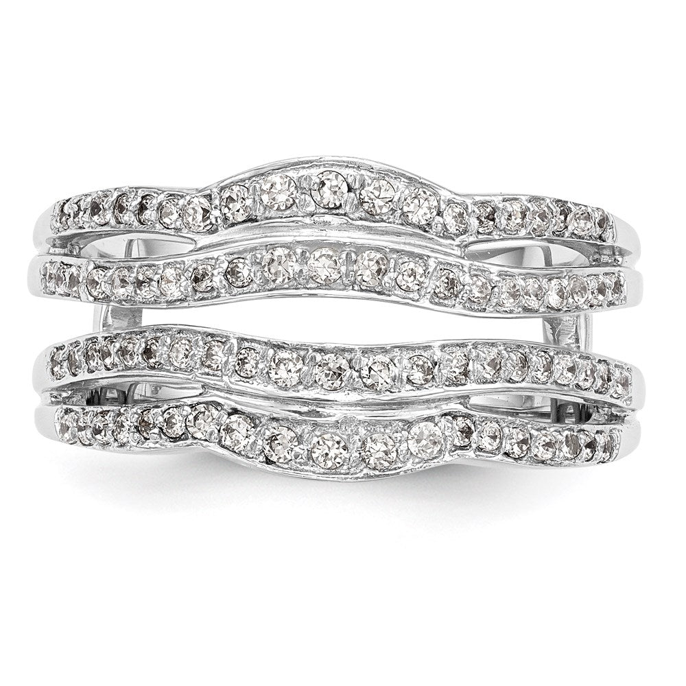 Diamant-Beisteckring aus 14K Weißgold