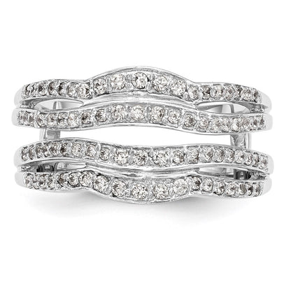 Diamant-Beisteckring aus 14K Weißgold