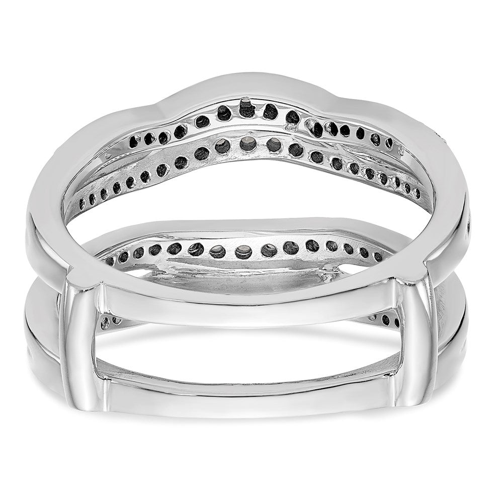Diamant-Beisteckring aus 14K Weißgold
