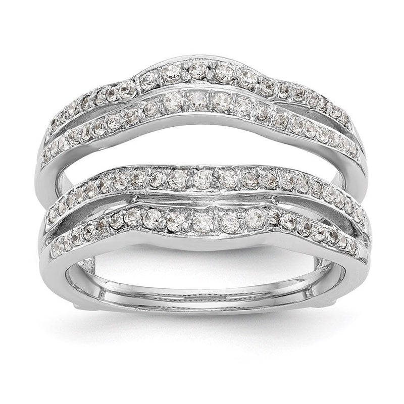 Diamant-Beisteckring aus 14K Weißgold