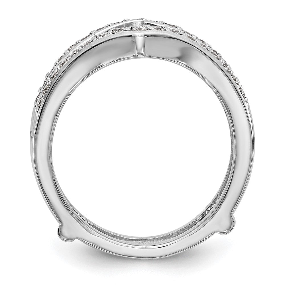 14K Weißgold True Origin 1/2 Karat Im Labor Gezüchtet Diamant Vs D E F Ring Guard
