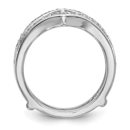 14K Weißgold True Origin 1/2 Karat Im Labor Gezüchtet Diamant Vs D E F Ring Guard